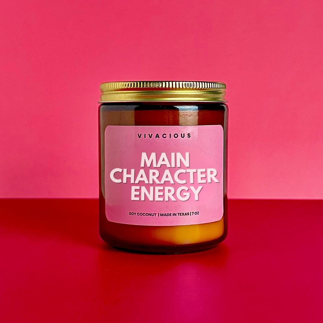 Main Character Energy Candle