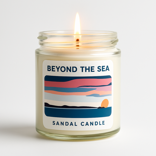 Beyond the Sea – Scented Candle, 9 oz Jar, Mahogany, Tobacco & Teakwood