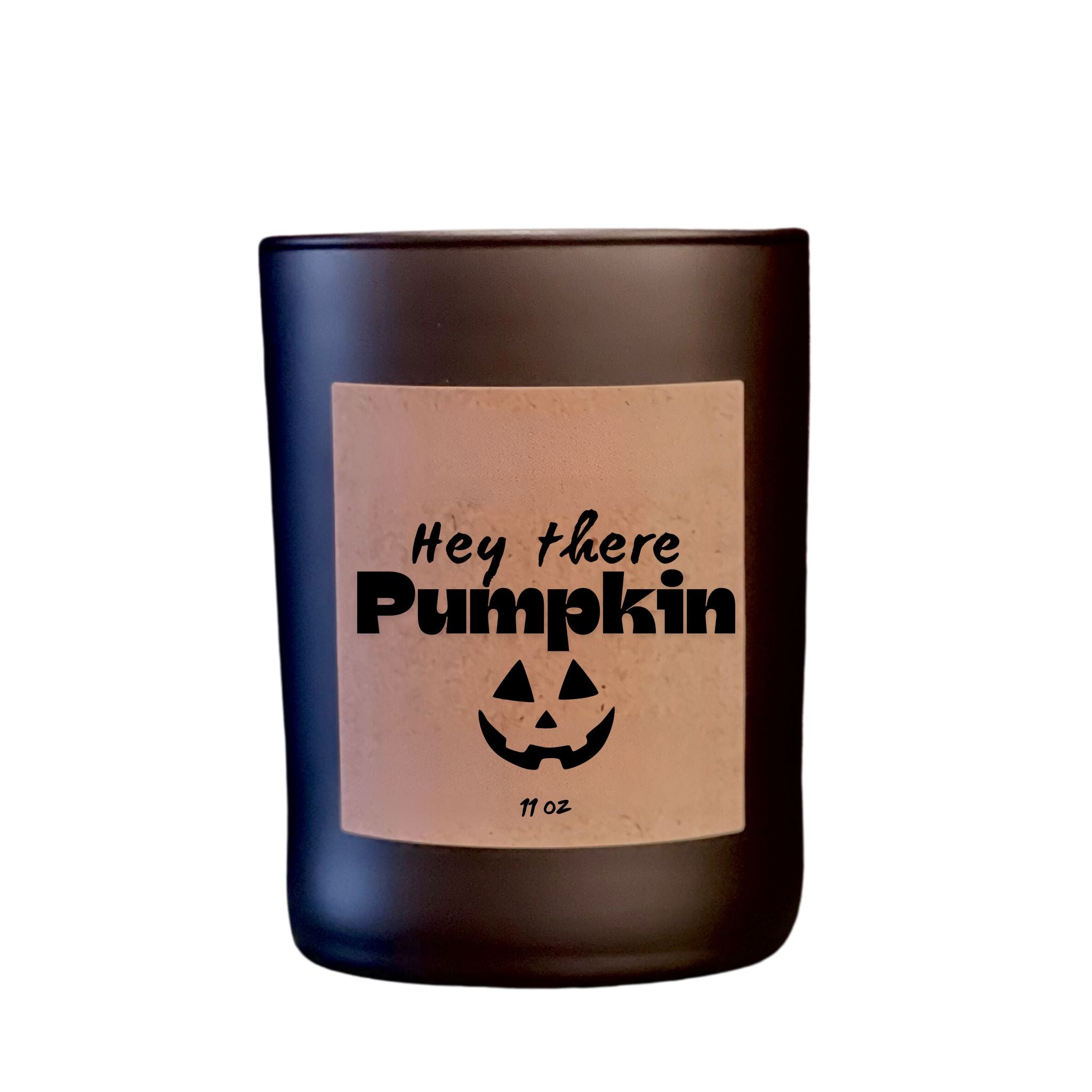 Hey There Pumpkin Halloween Candle