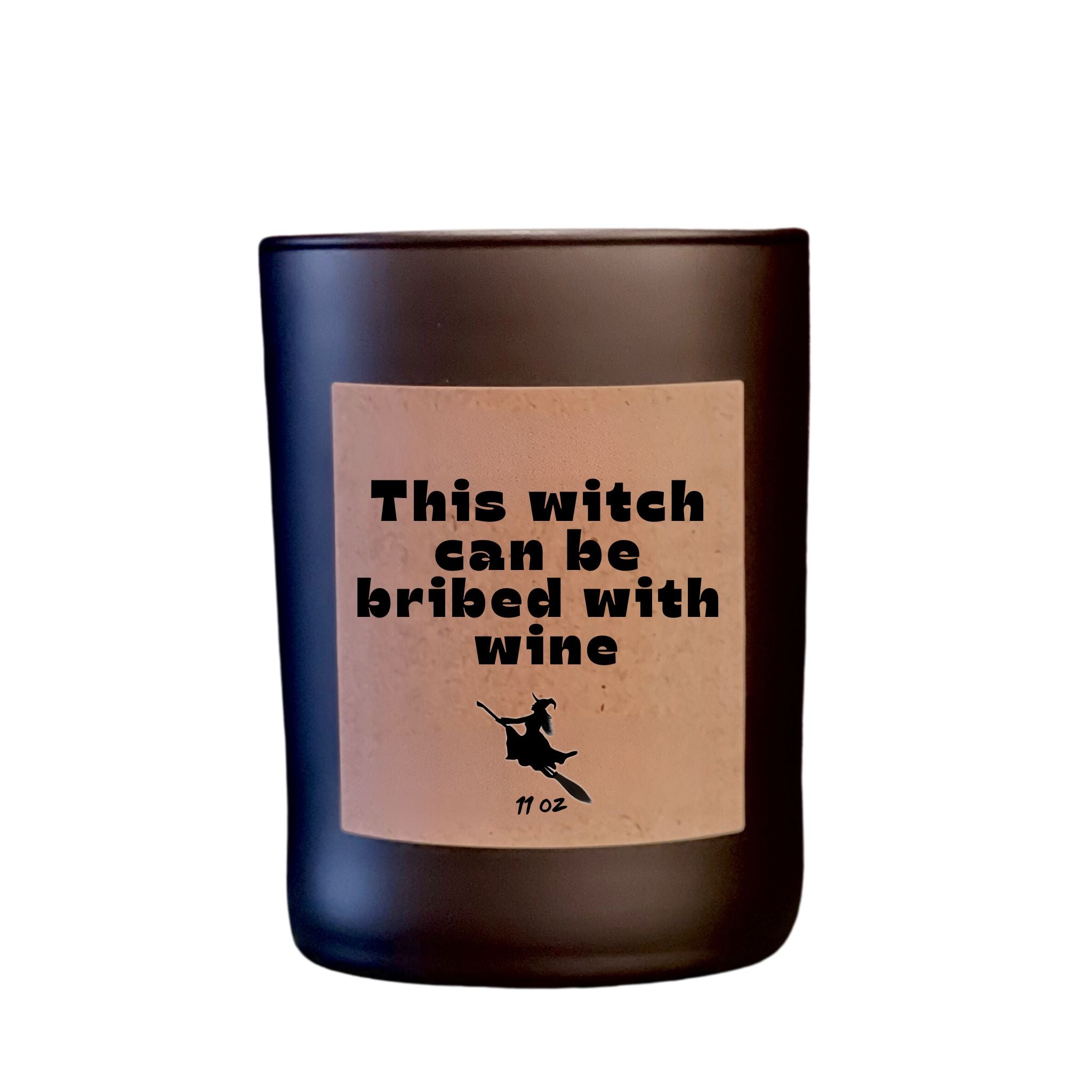 This Witch Can Be Bribed..Halloween Candle