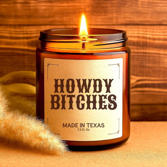 Howdy Bitches Southern Candle