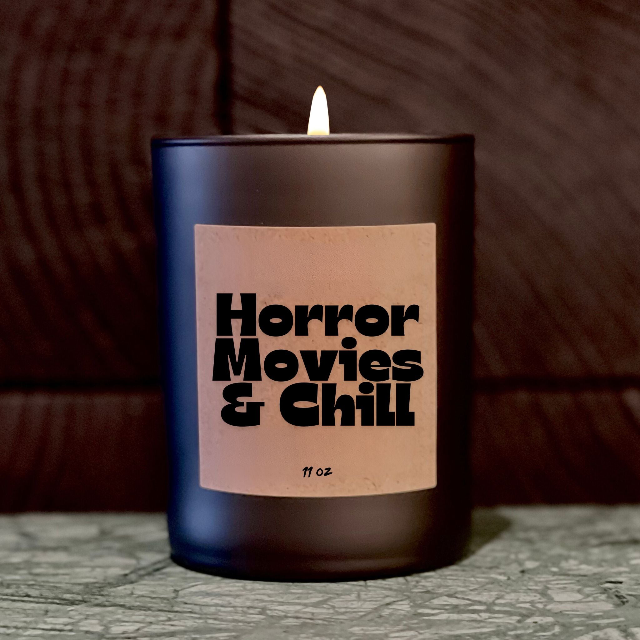 Horror Movies & Chill Halloween Candle