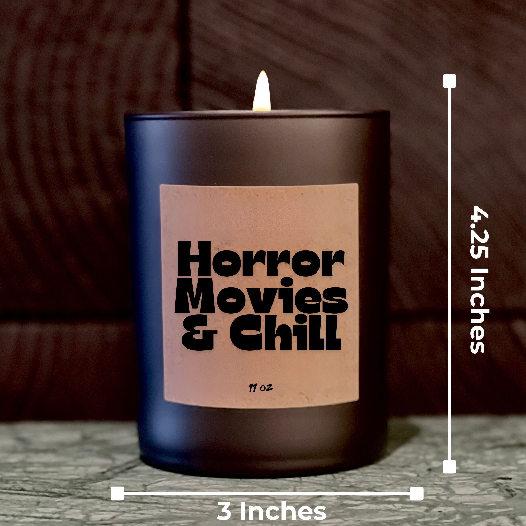 Horror Movies & Chill Halloween Candle