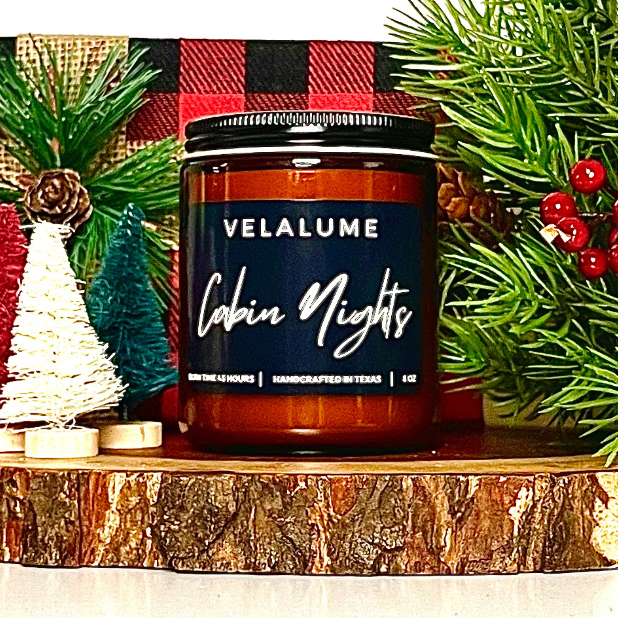 Cabin Nights Christmas Candle