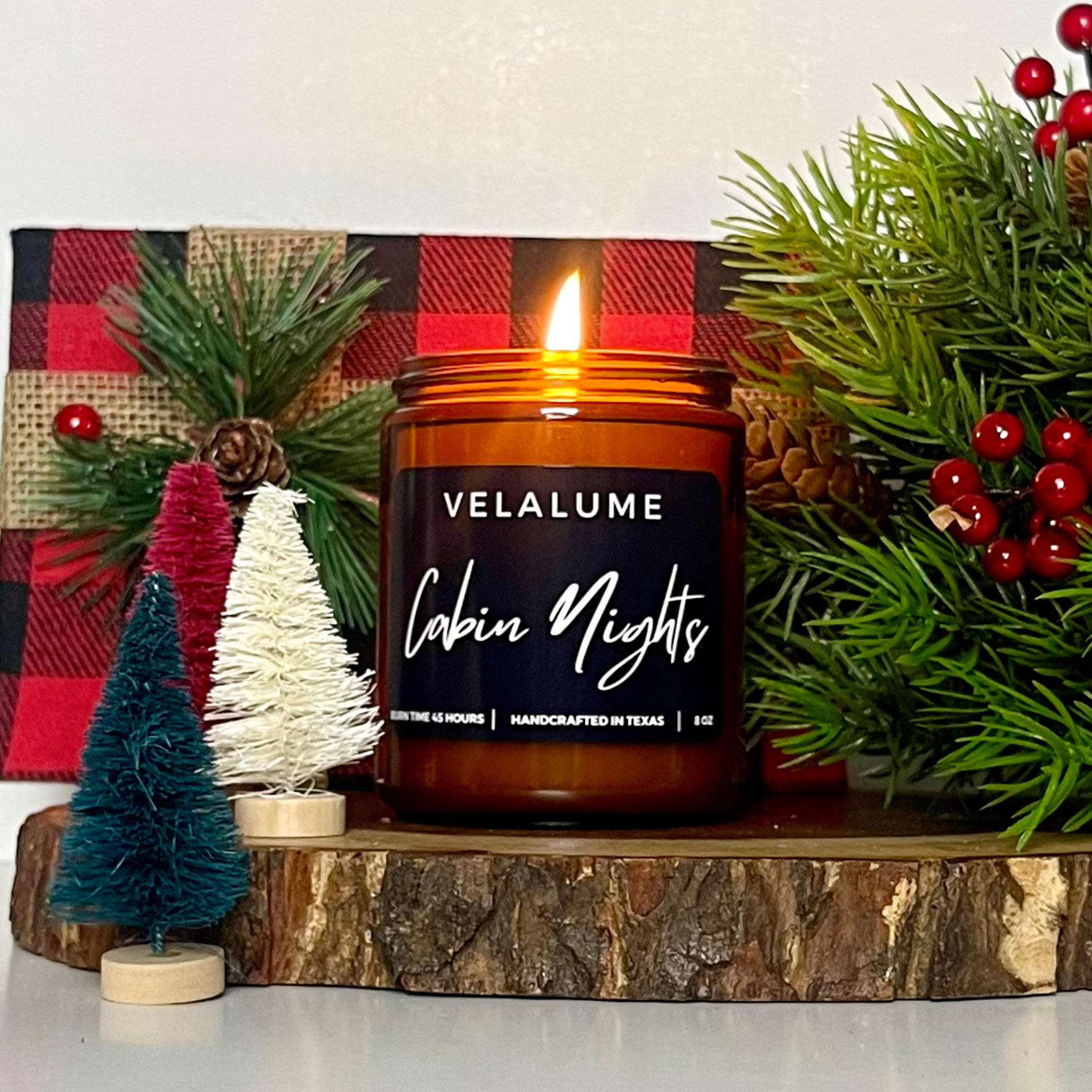 Cabin Nights Christmas Candle