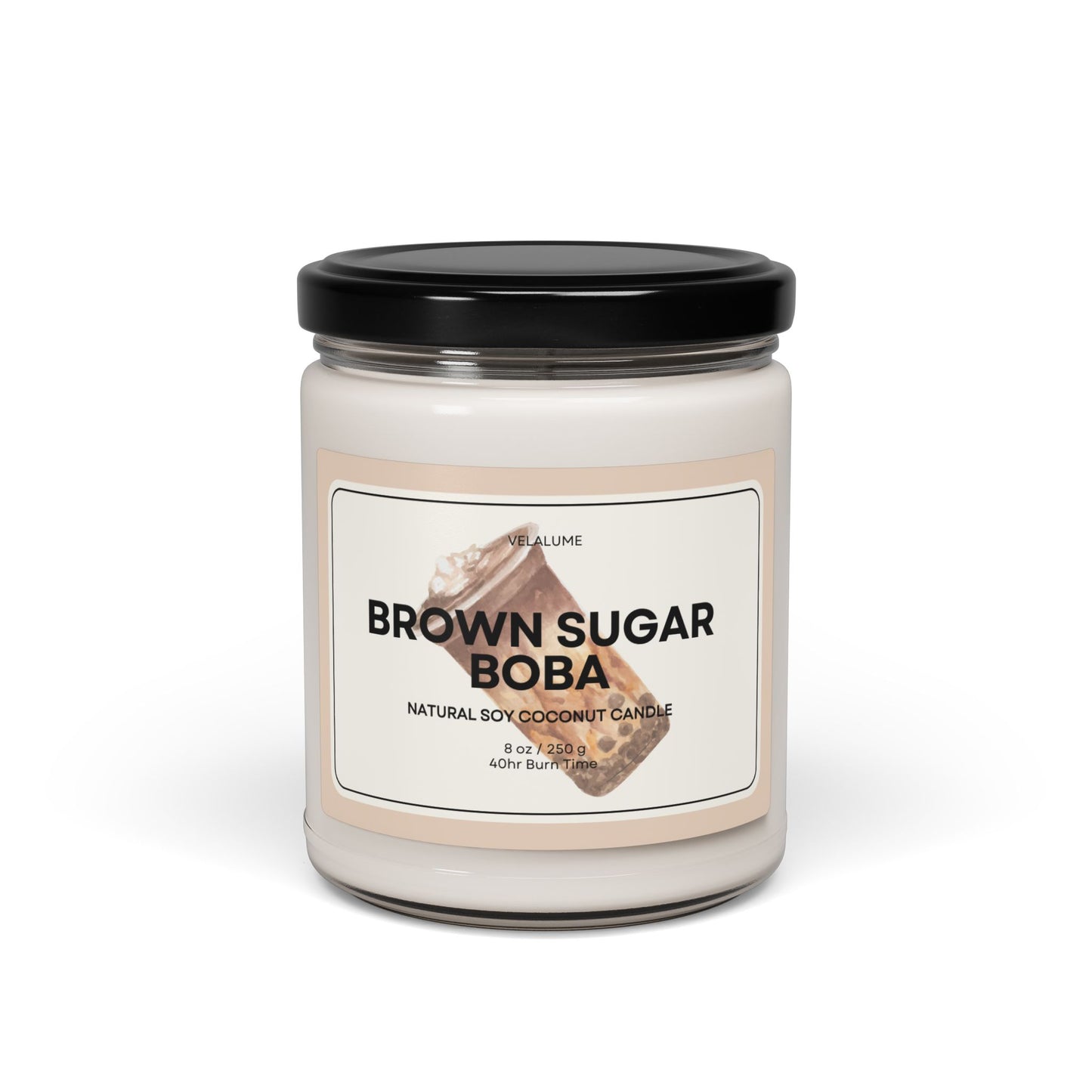 Brown Sugar Boba Soy Coconut Candle