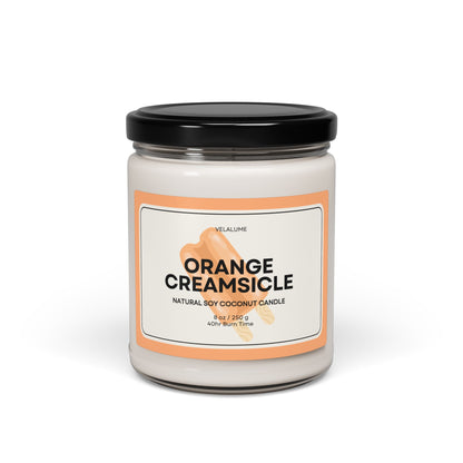 Orange Creamsicle Soy Coconut Candle