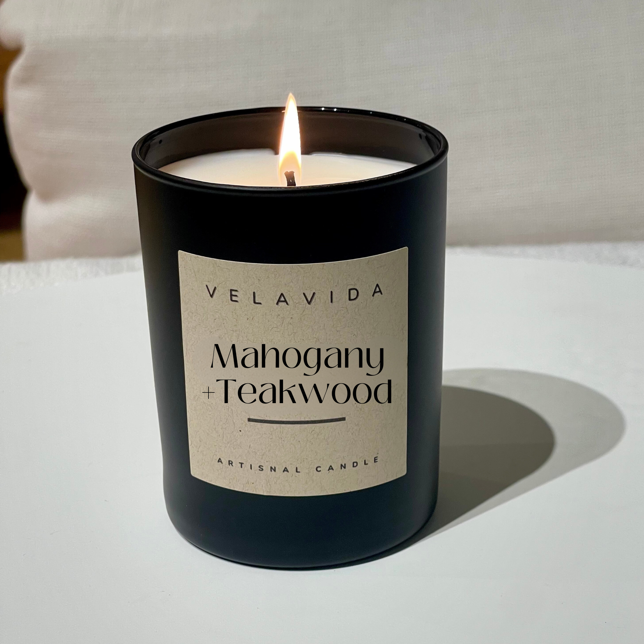 Mahogany Teakwood Candle