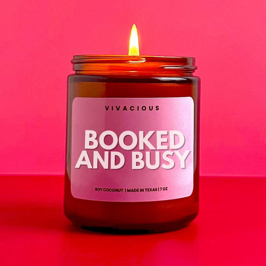 Booked and Busy Candle