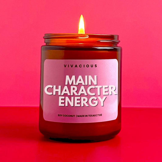 Main Character Energy Candle