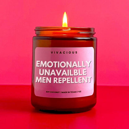 Emotionally Unavailable Men Repellent Candle